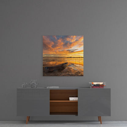 Sunset Glass Wall Art