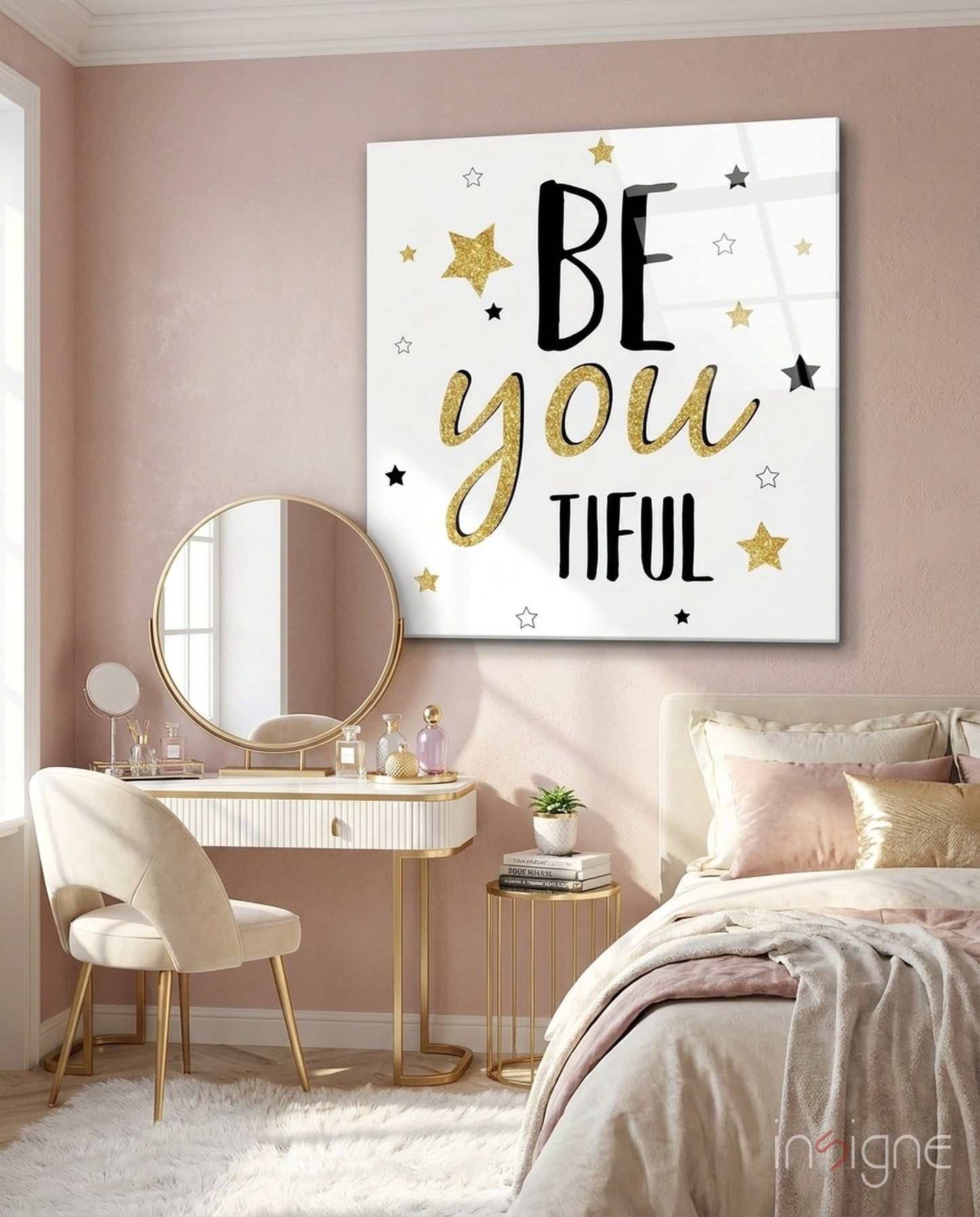 You Are Great glass wall art print