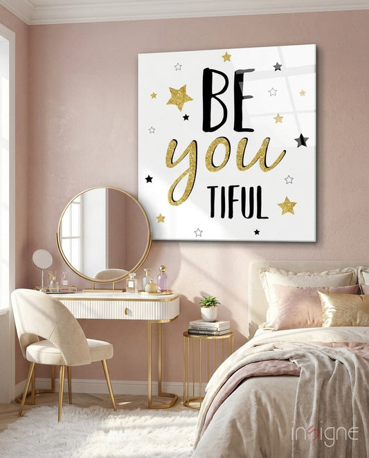 You Are Great glass wall art print