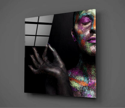 Women's Portrait Glass Wall Art