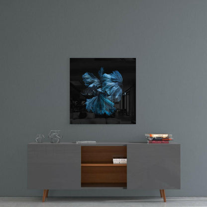 Betta Fish Glass Wall Art