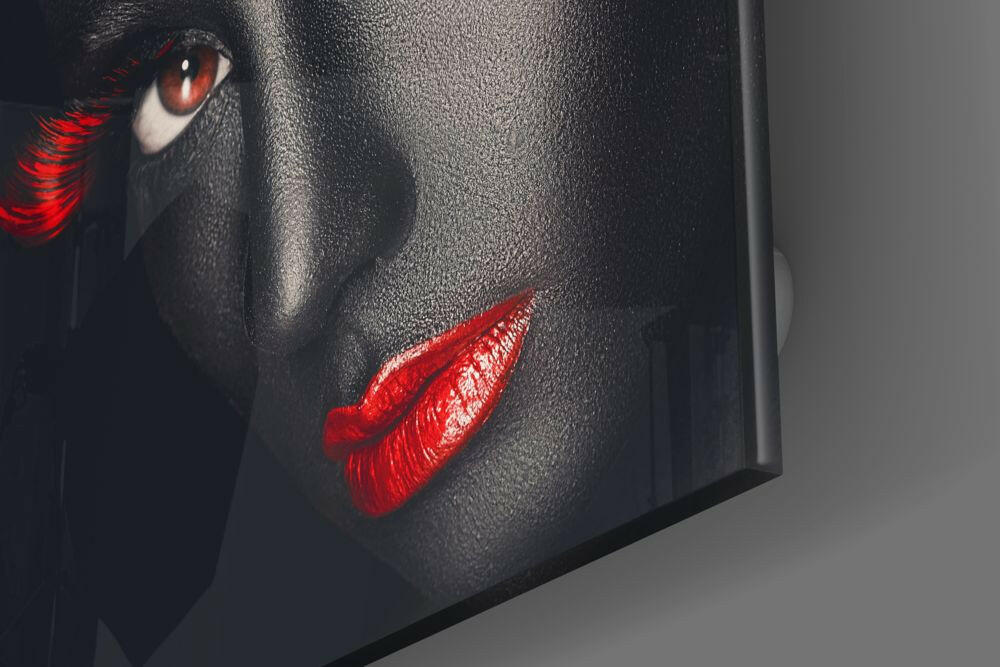 Women's Portrait Glass Wall Art