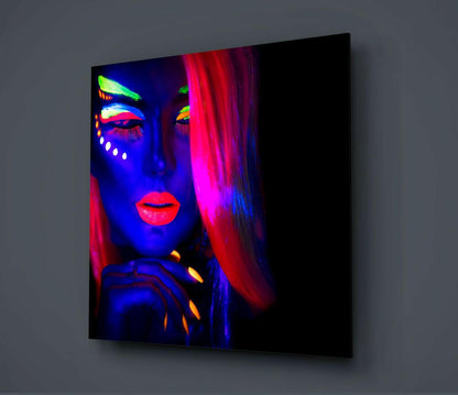 Women's Portrait Glass Wall Art