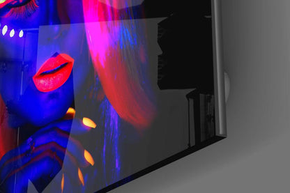 Women's Portrait Glass Wall Art