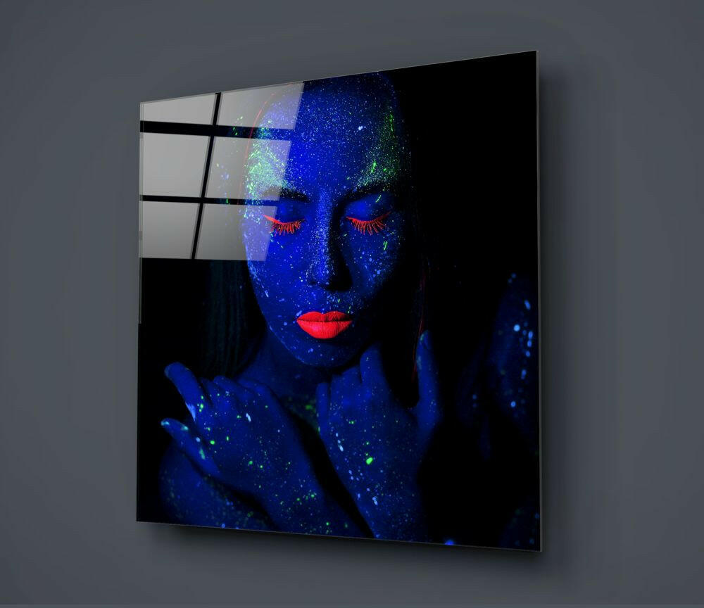 Women's Portrait Glass Wall Art