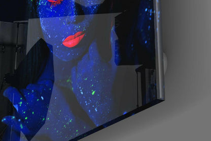 Women's Portrait Glass Wall Art