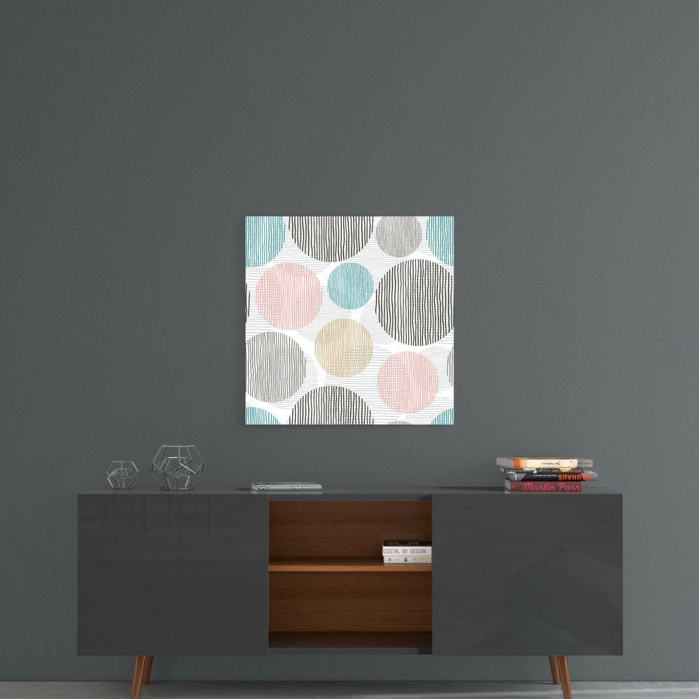 Soft Spots Glass Wall Art