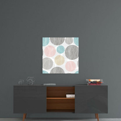 Soft Spots Glass Wall Art