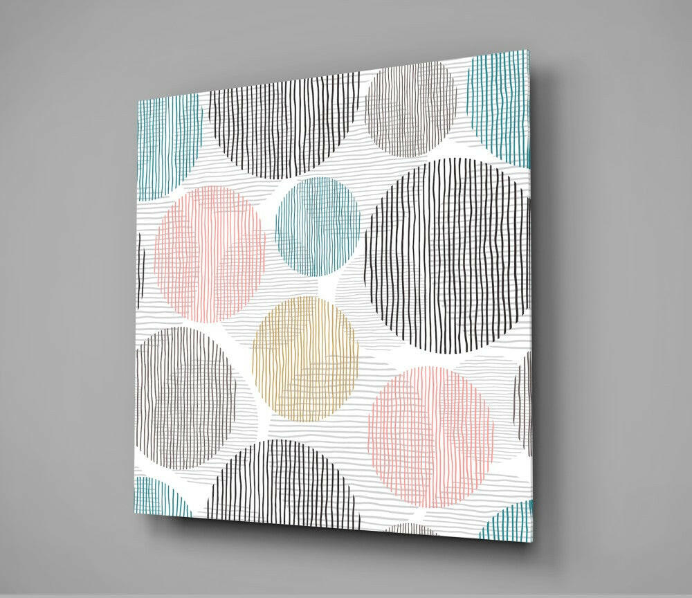 Soft Spots Glass Wall Art
