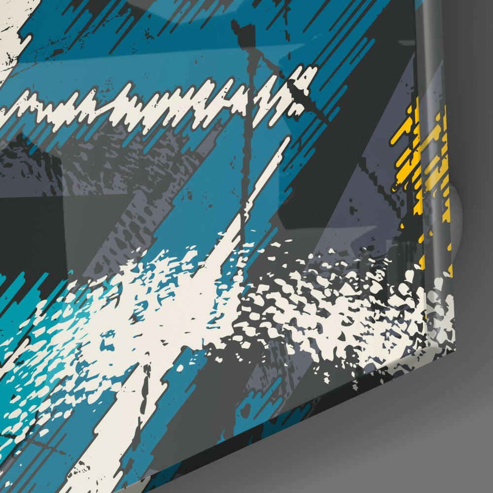 ZigZag Glass Wall Art