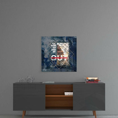 Draw Your Way Glass Wall Art