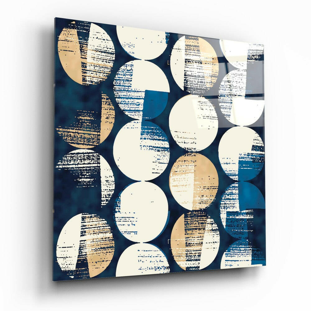 Erasing Glass Wall Art tempered glass print, abstract expressive design
