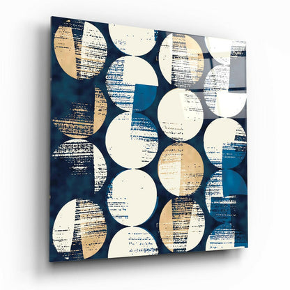 Erasing Glass Wall Art tempered glass print, abstract expressive design