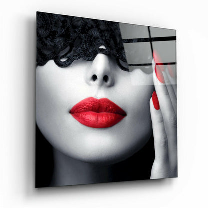 The Charm of Red glass wall art tempered glass print