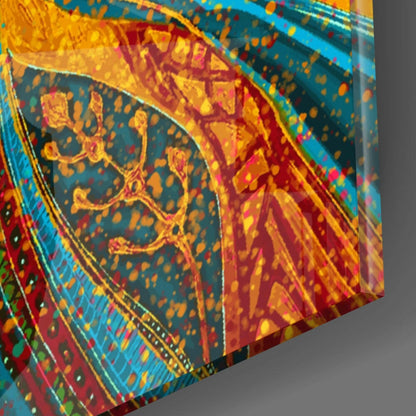 Return Abstract Glass Wall Art