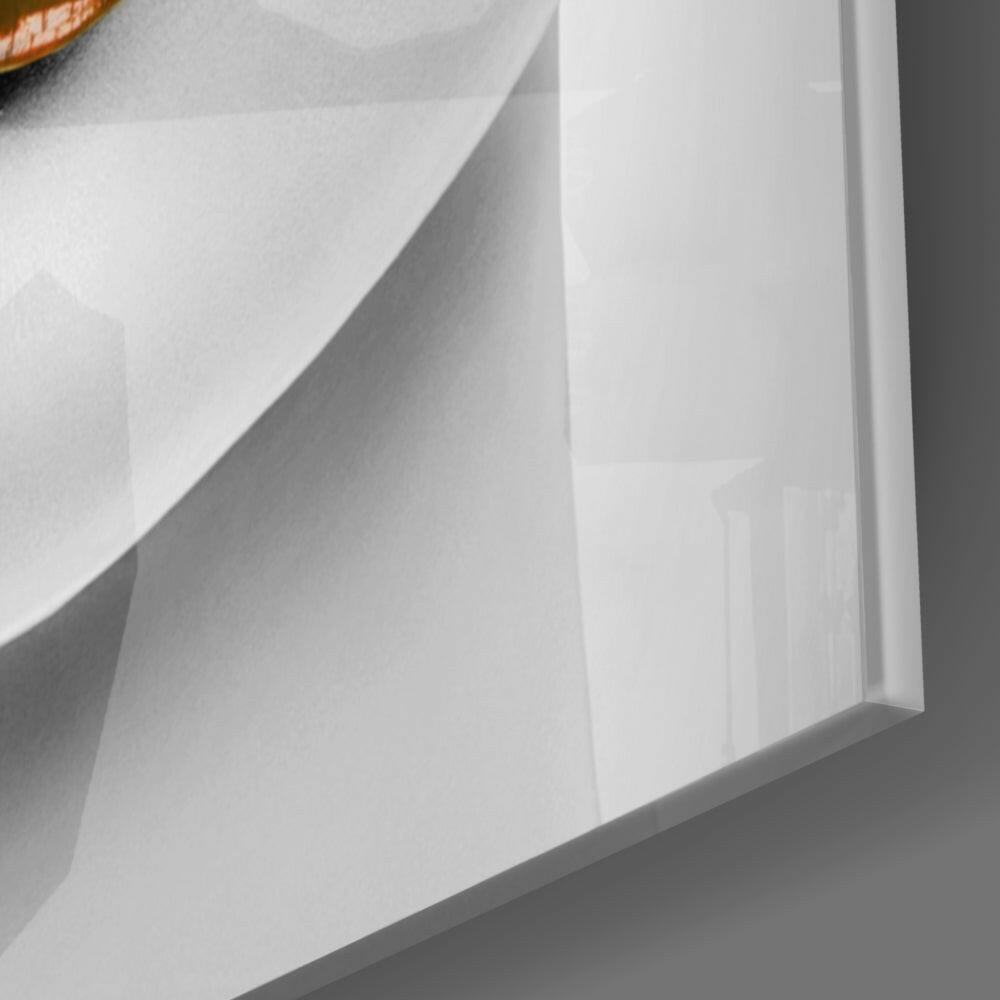 Red Lips Glass Wall Art