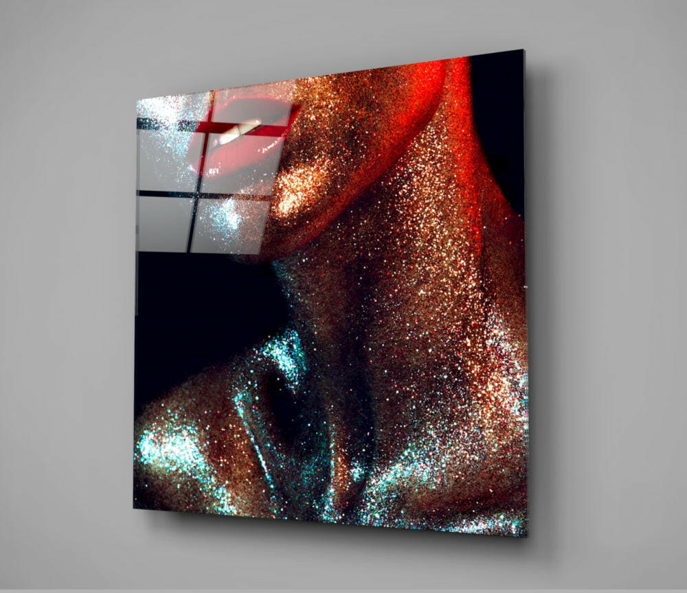 Woman's Portrait Glass Wall Art