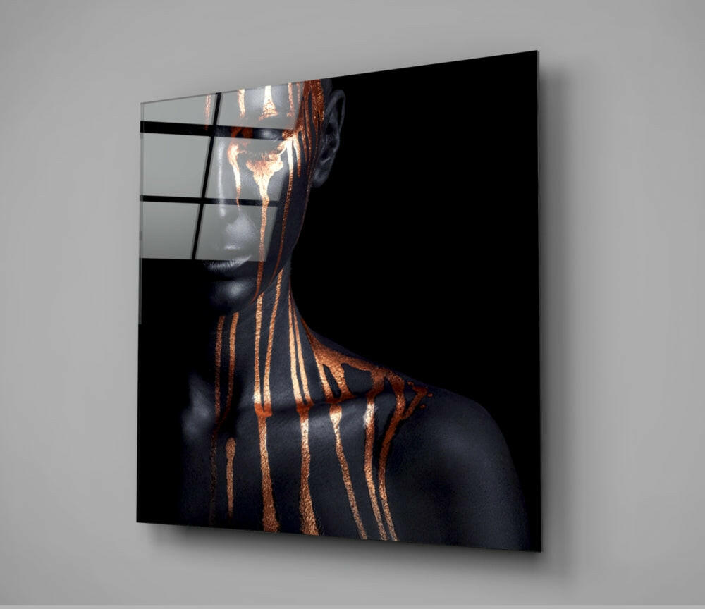 Woman's Portrait Glass Wall Art