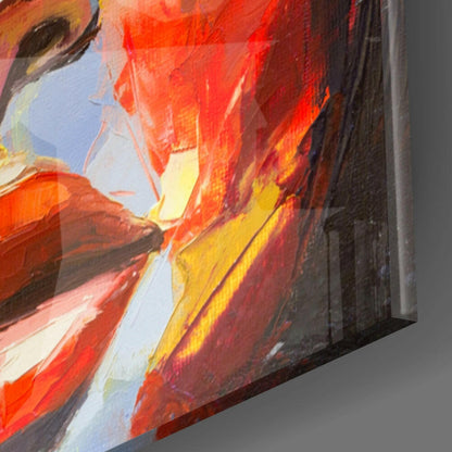 Woman's Portrait Glass Wall Art