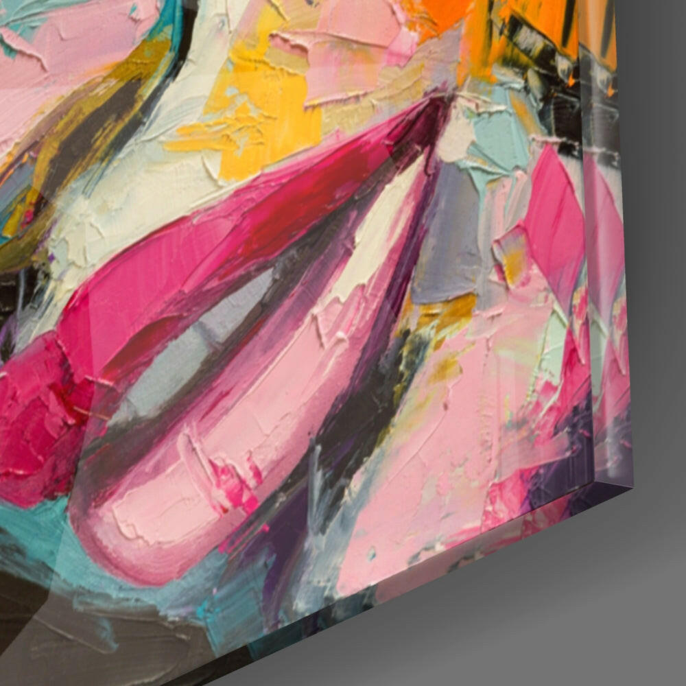 Woman's Portrait Glass Wall Art