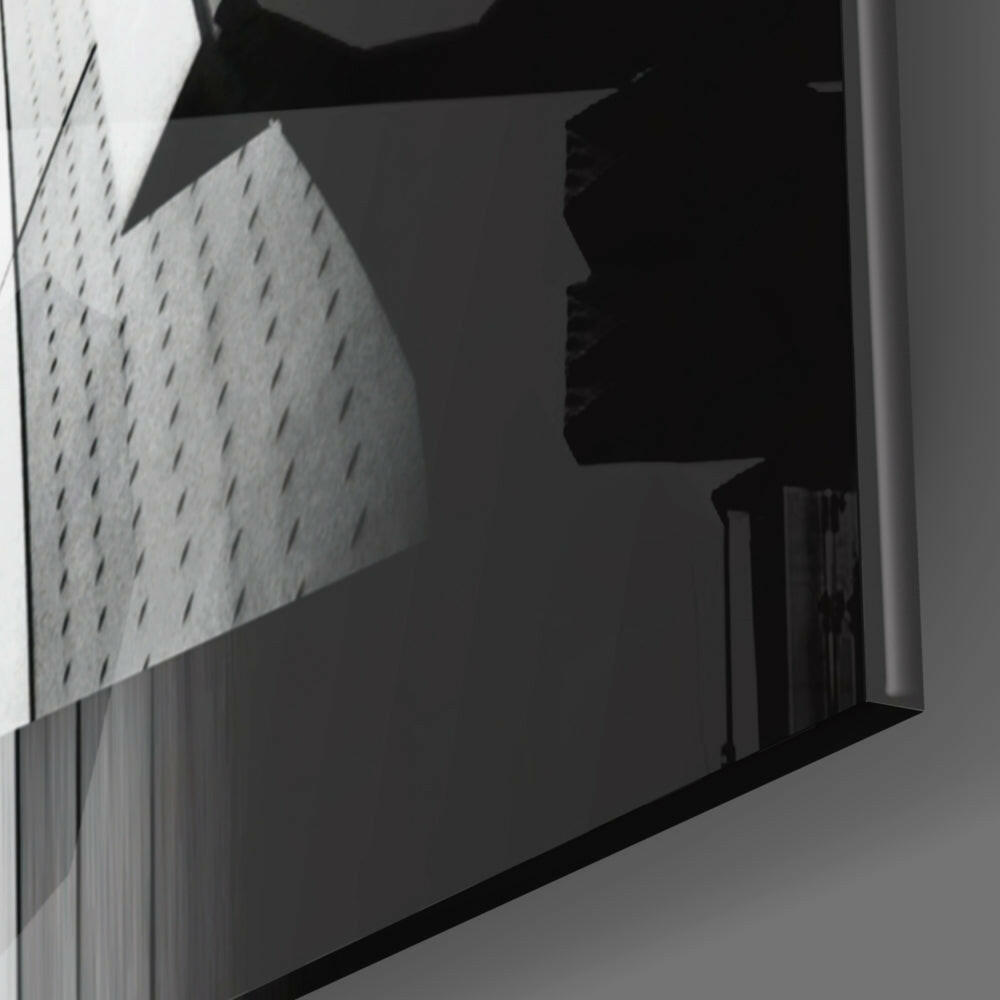 City Abstract Glass Wall Art
