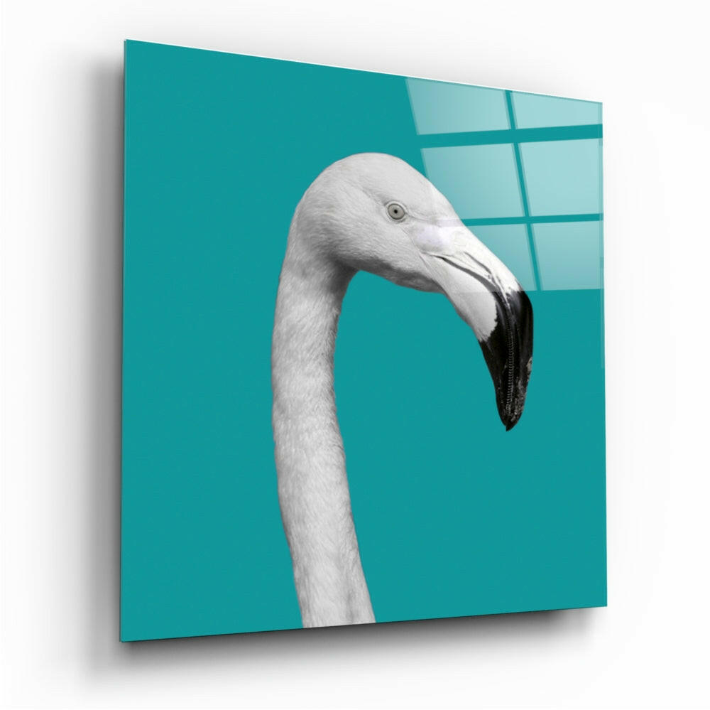 Flamingo Glass Wall Art - Coastal Wall Decor