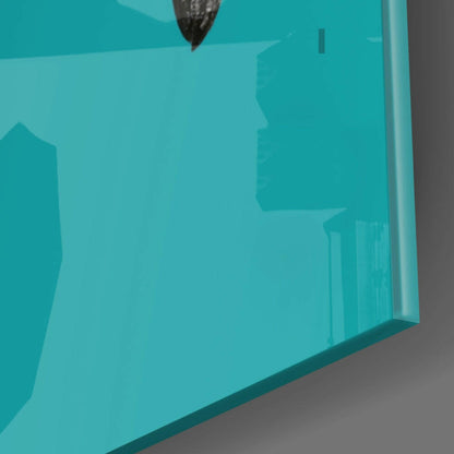 Flamingo Glass Wall Art