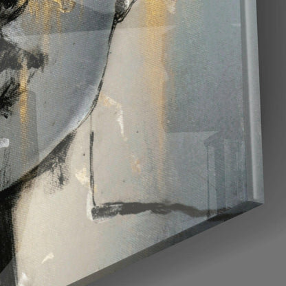 Woman's Portrait Glass Wall Art