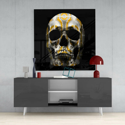Skull Glass Wall Art
