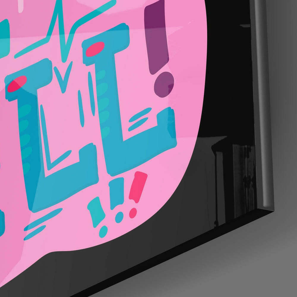 I Can I Will Glass Wall Art