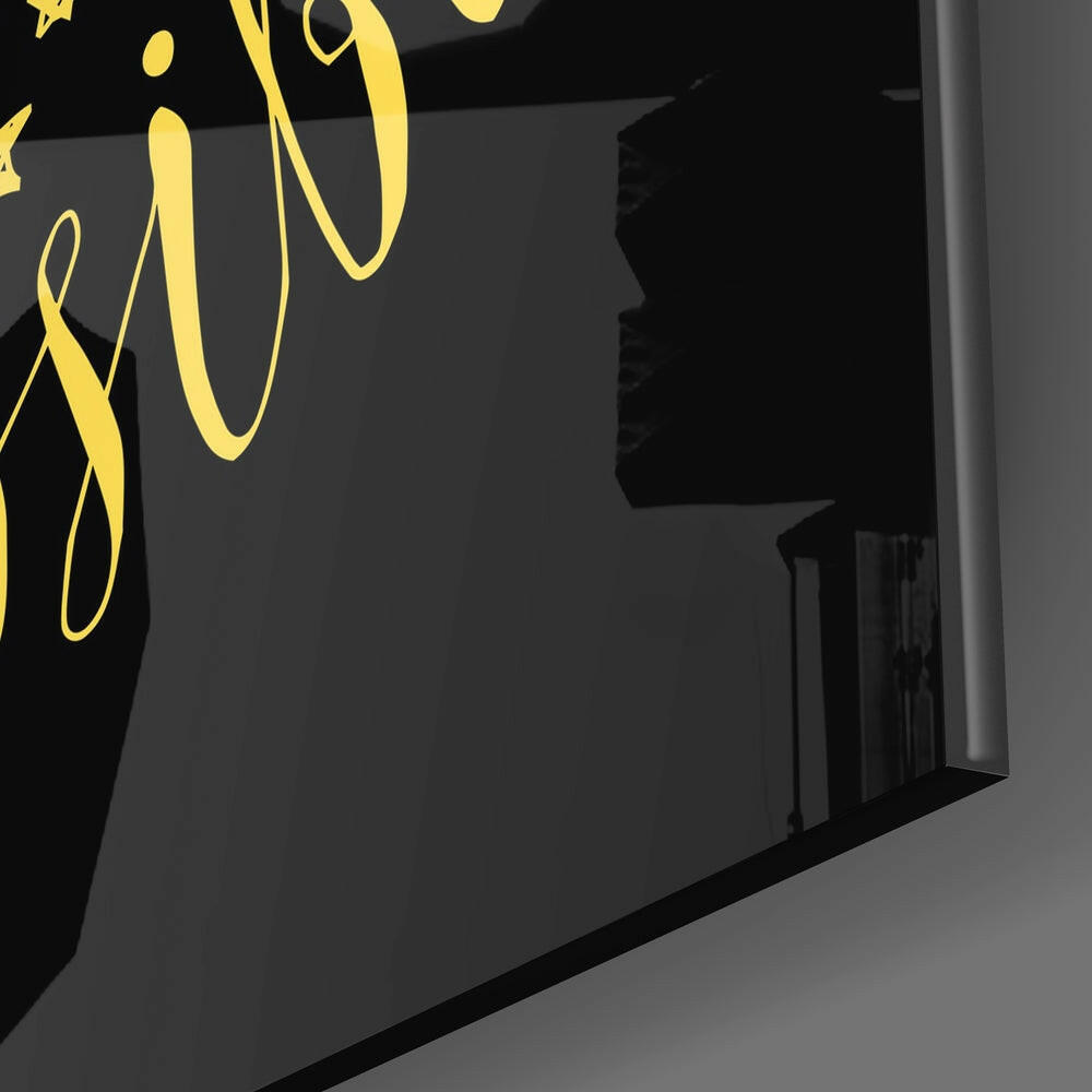 Always Believe In The Impossible Glass Wall Art