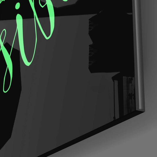 Always Believe In The Impossible Glass Wall Art