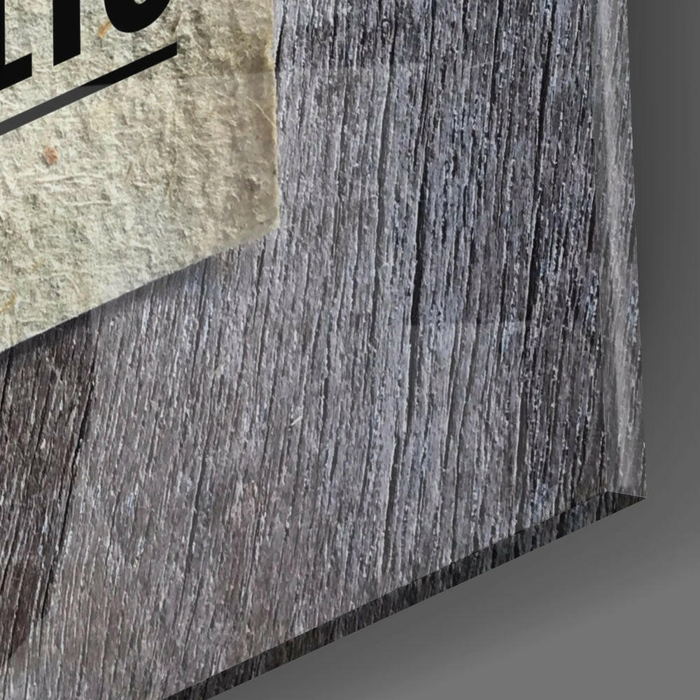 Big Results Glass Wall Art