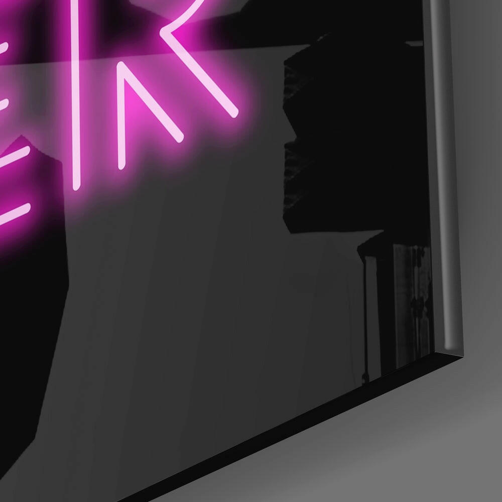 Now Or Never Glass Wall Art