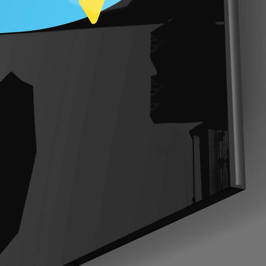 You Are Golden Glass Wall Art