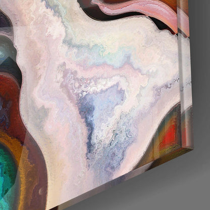 Mindful Meditation Glass Wall Art