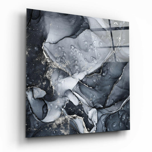 Abstract glass wall art print