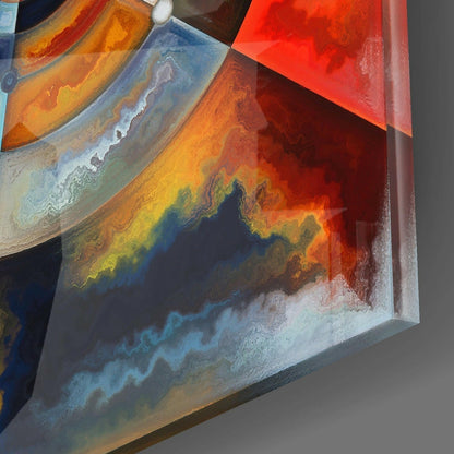 Calm Meditation Glass Wall Art