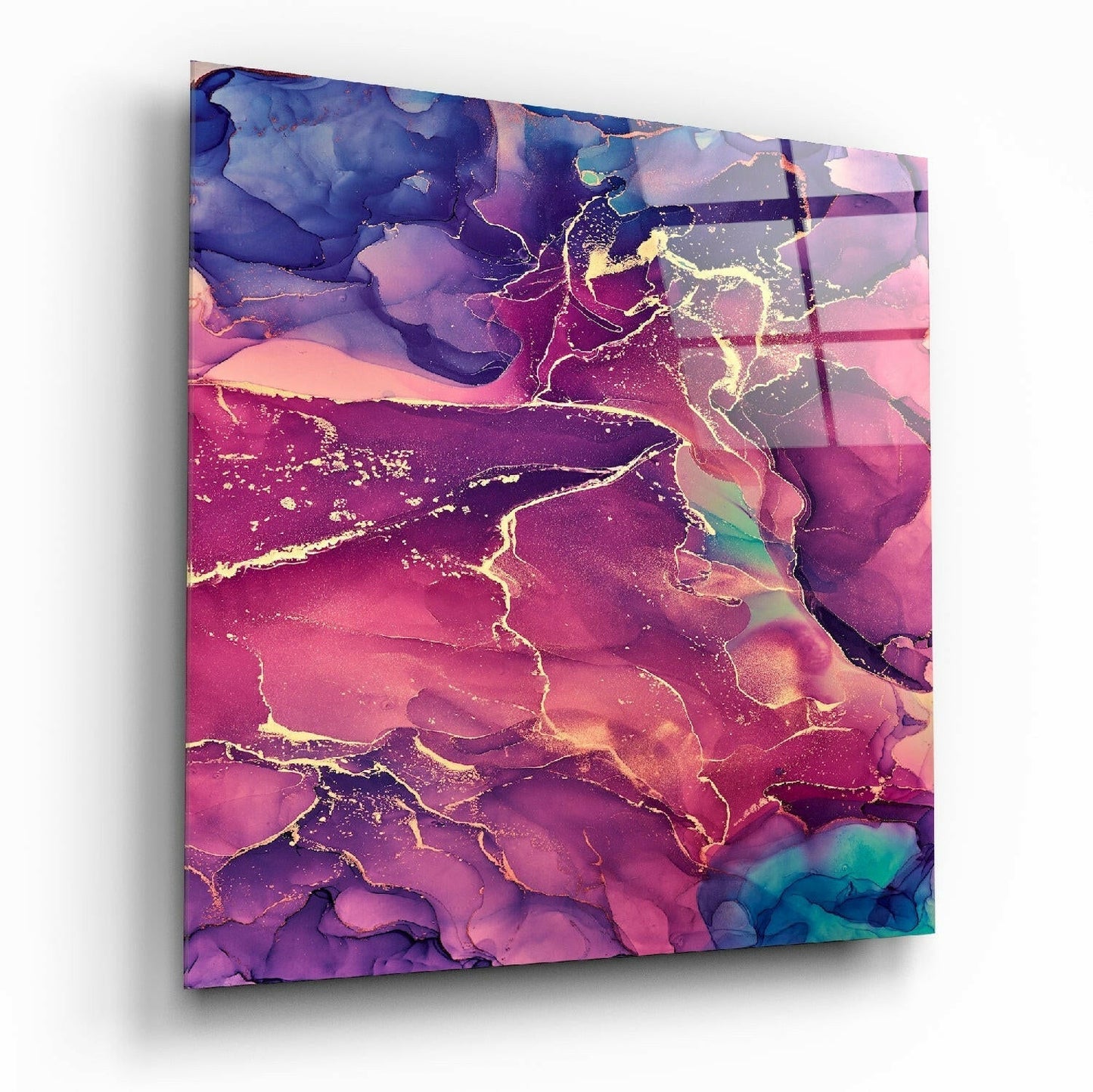 Glory of Pink glass wall art printed on tempered glass
