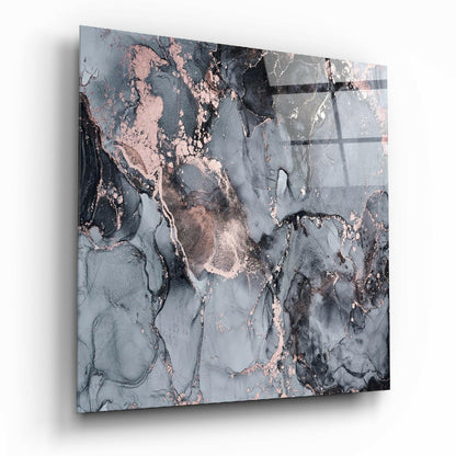 Marble glass wall art tempered glass print
