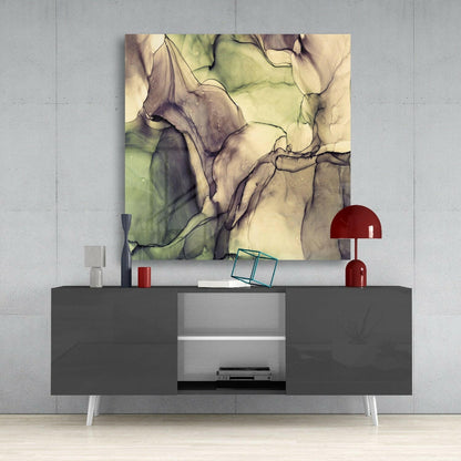 Colored Marble Glass Wall Art