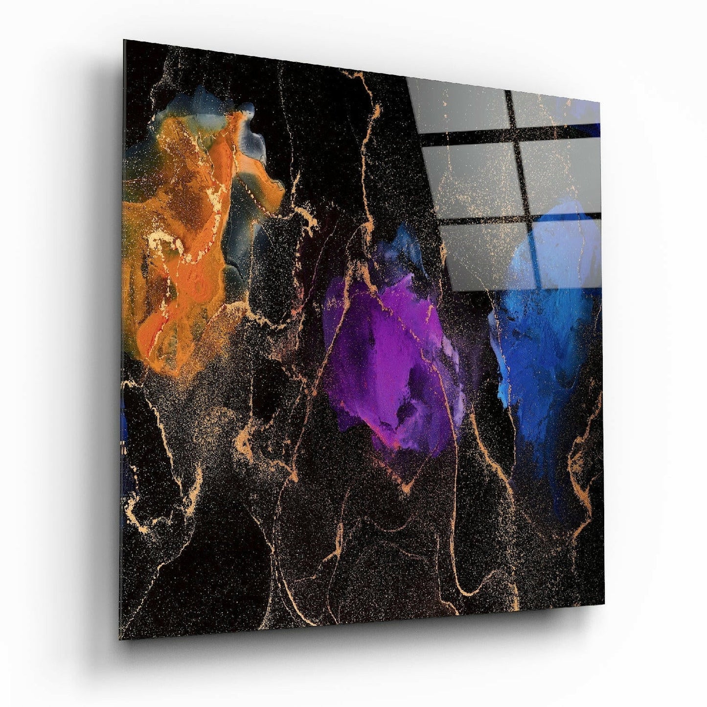 Energy glass wall art printed on tempered glass