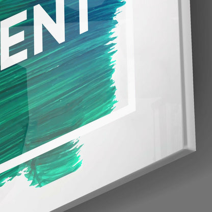 Enjoy The Moment Glass Wall Art