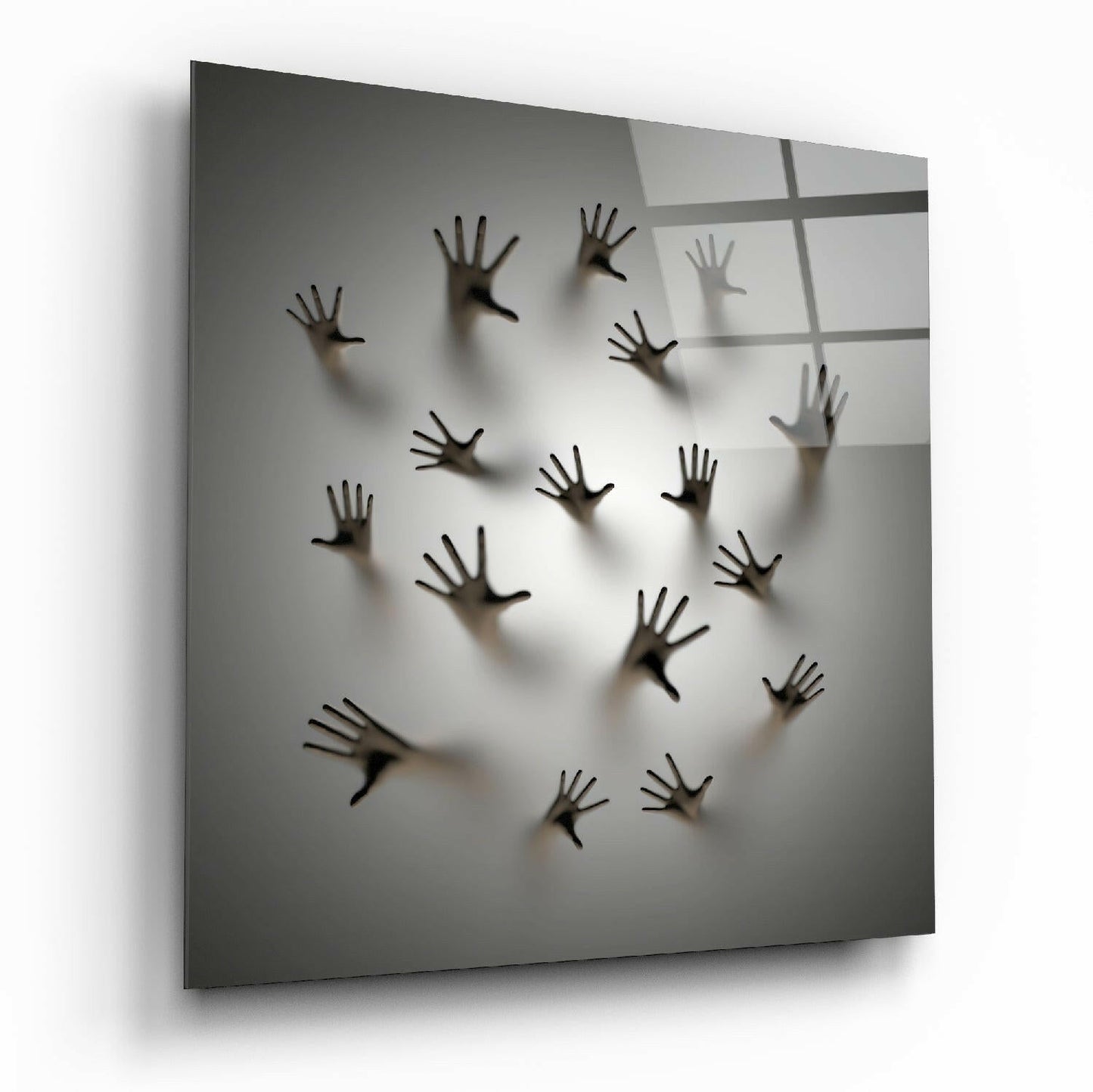 Independence glass wall art
