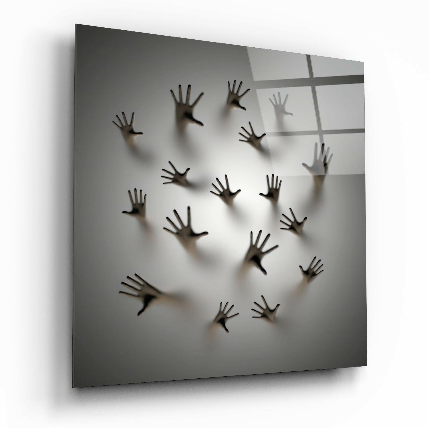 Independence glass wall art