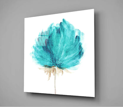 Floral Watercolor Glass Wall Art