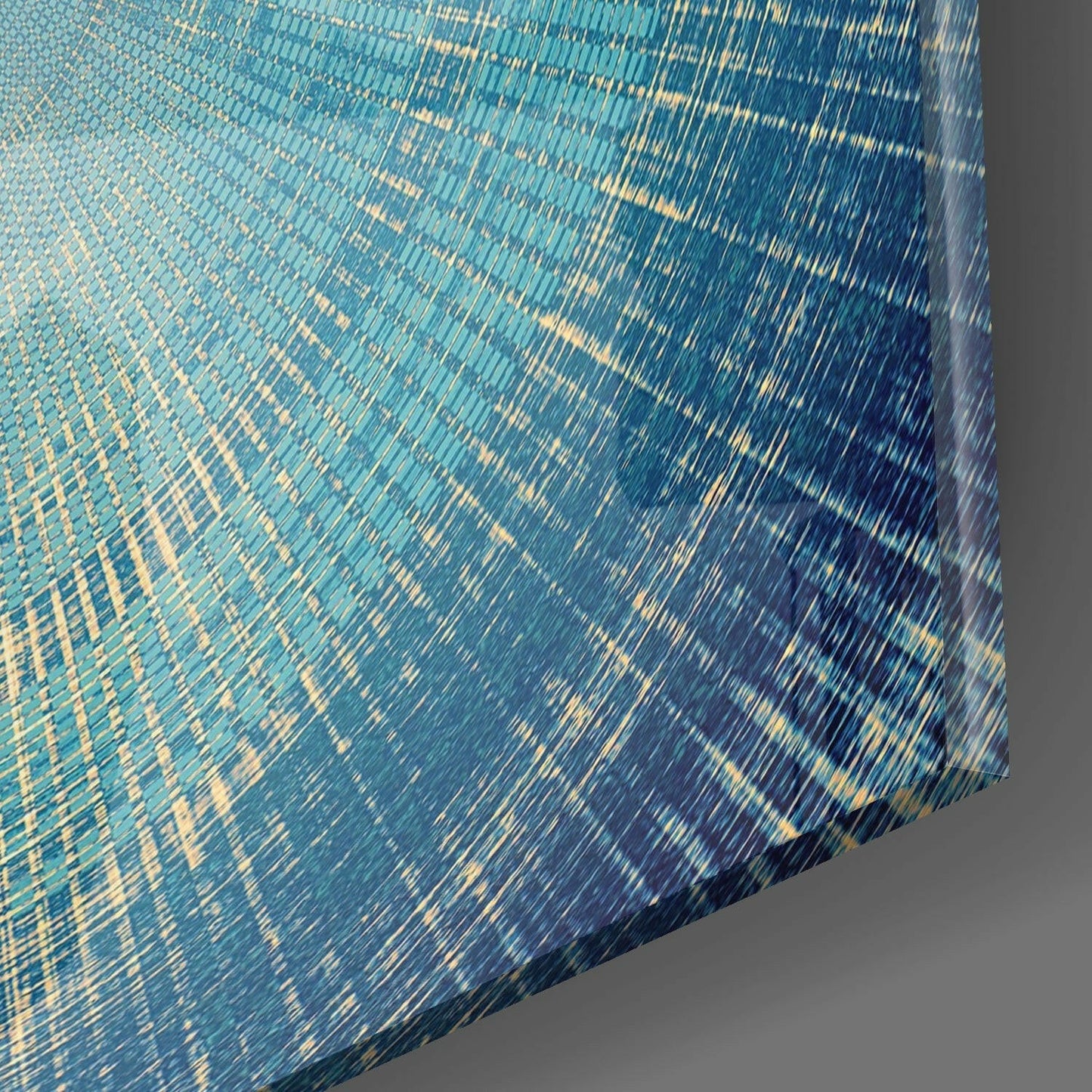 Elegant Cycle Abstract Glass Wall Art