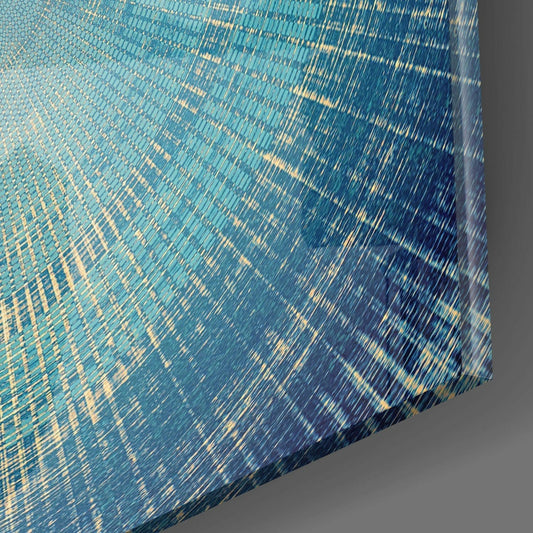 Elegant Cycle Abstract Glass Wall Art