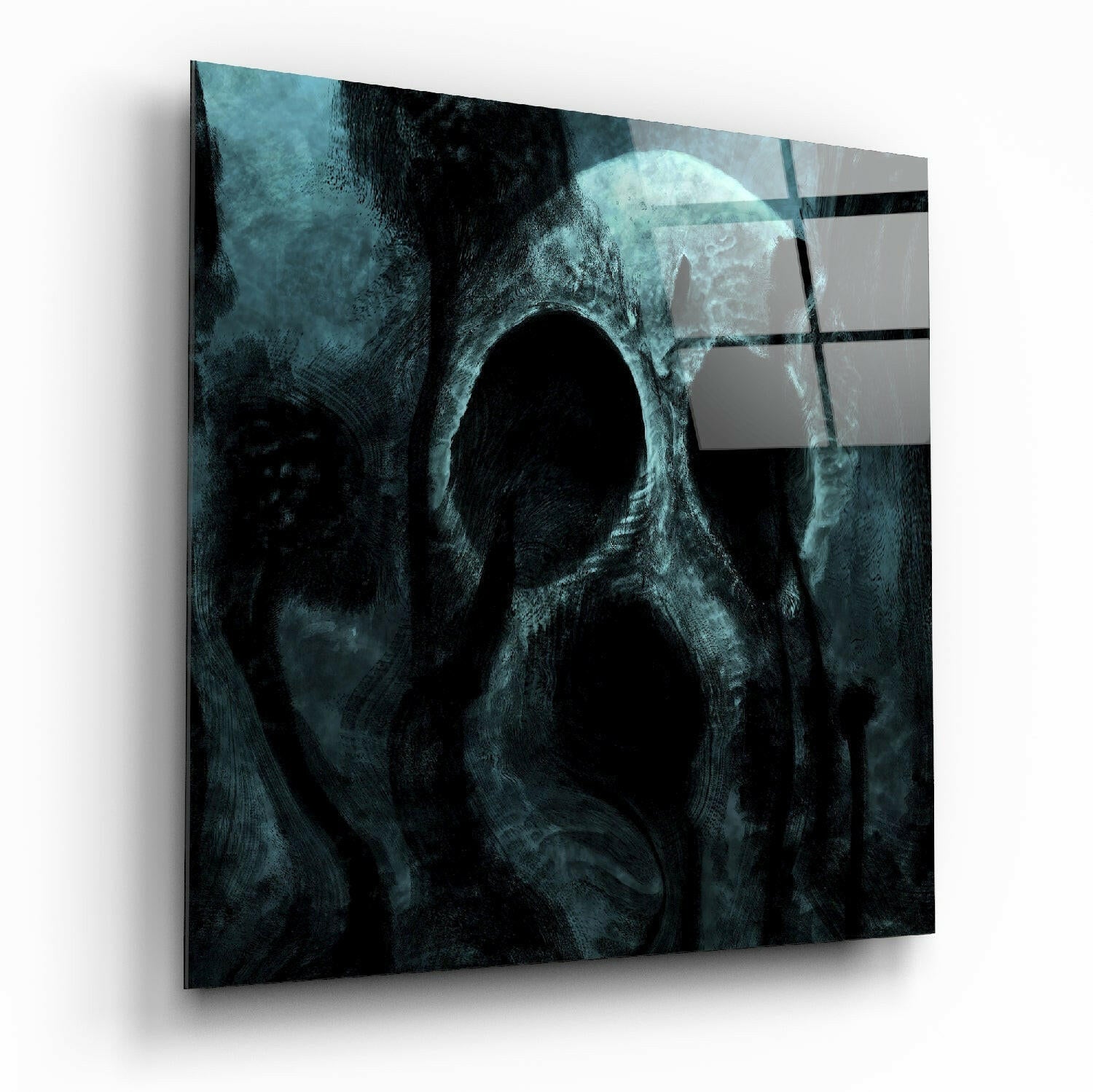 Horror glass wall art