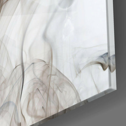 Smoke Face Glass Wall Art